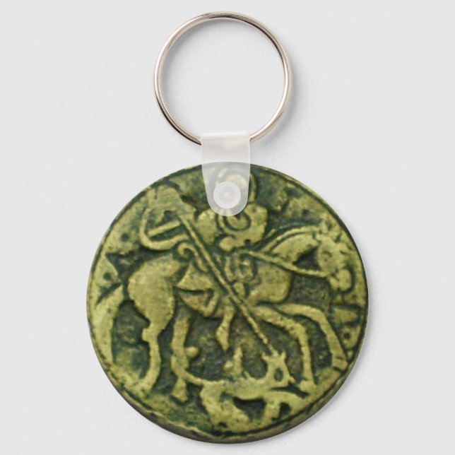 PORTE-CLÉS SAINT GEORGE ET DRAGON MEDALLION (Recto)