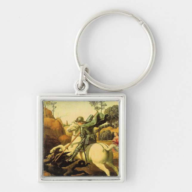 Porte-clés "Saint George et le dragon" de Raphaël (vers 1505) (Devant)