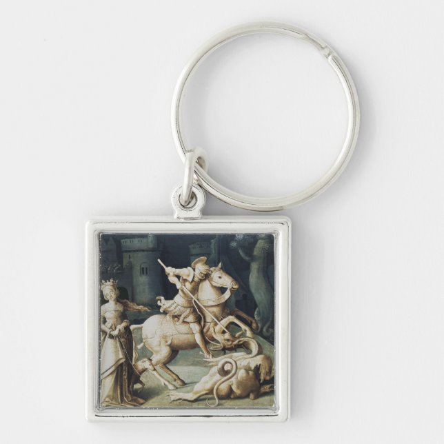 Porte-clés Saint Georges et le Dragon Grand Martyr (Devant)