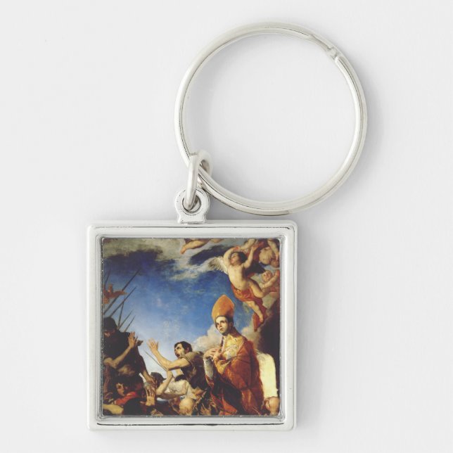 Porte-clés Saint Janvier, évêque de Bénévent - Beaux-arts (Devant)