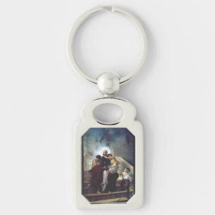 Porte-clés Saint Jean de Dieu Patron des Hôpitaux Art Catholi
