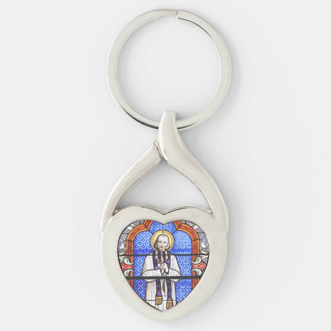 Porte-clés Saint Jean Vianney Guide de l'Âme Premium Impressi (Devant)