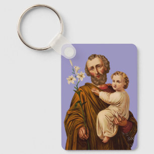Porte-clés Saint Joseph gardien de la Sainte Famille