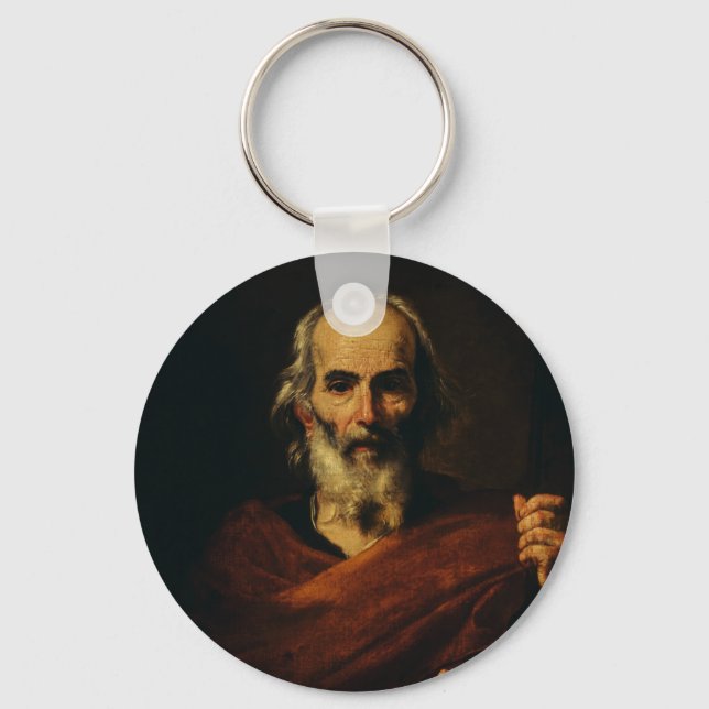 Porte-clés Saint Joseph l'Époux Gardien de la Maison (Recto)
