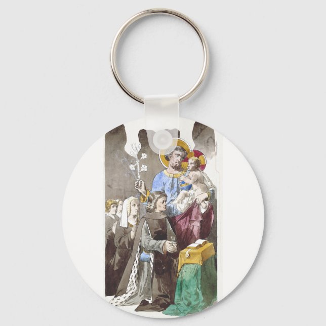 Porte-clés Saint Joseph patron de l'Église universelle (Recto)