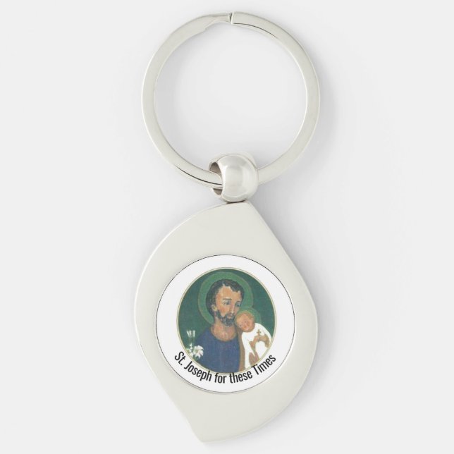 Porte-clés Saint Joseph pour ces temps (Devant)