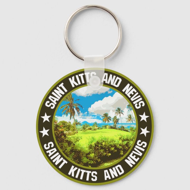 Porte-clés Saint-Kitts-et-Nevis (Recto)