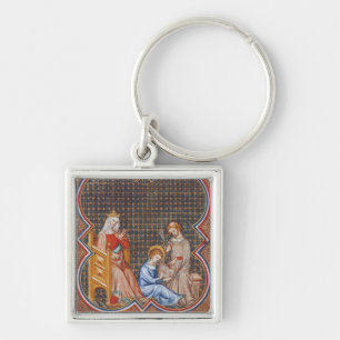 Porte-clés Saint Louis IX de France Protecteur des Rois Art