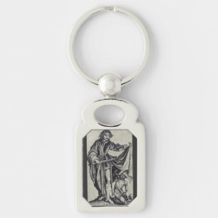Porte-clés Saint Martin de Tours Gravure d'art