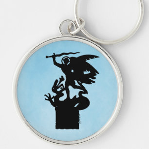 Porte-clés Saint Michael et Dragon