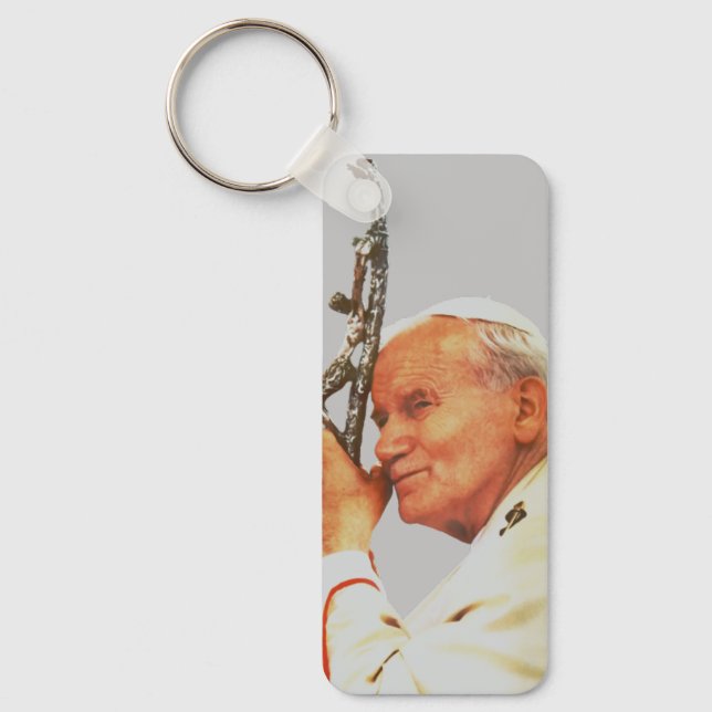 Porte-clés Saint Pape Jean-Paul II  (Recto)