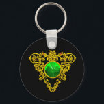 PORTE-CLÉS SAINT PATRICK'S CELTIC HEART<br><div class="desc">Elegant ,  unique celtic heart jewel with an emerald gem stone and shamrock inset  for St.Paddy's Day (, St. Patty ). Very accurated nurbs modeling and rendering by Bulgan Lumini (c).Part from series Hyper Talismans.</div>