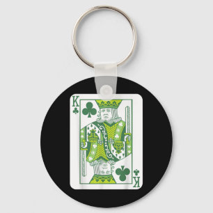 Porte-clés Saint-Patricks Day King Of Clubs Président Trump