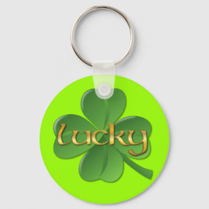 Porte-clés Saint Patrick's Day Shamrock chanceux