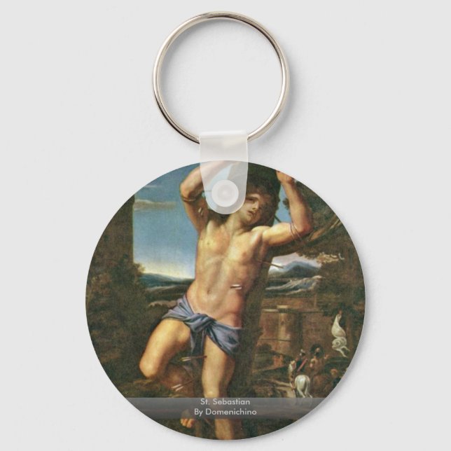 Porte-clés Saint-Sébastien Par Domenichino (Recto)