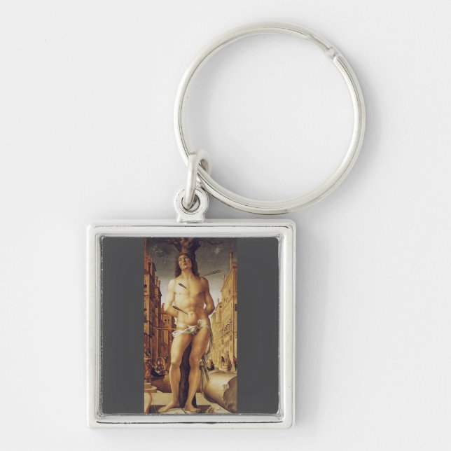 Porte-clés Saint Sébastien par Liberale Da Verona (Devant)