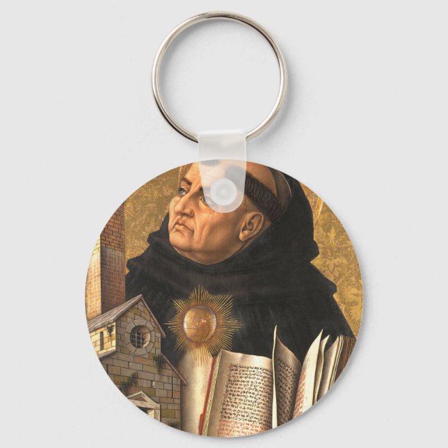 Porte-clés Saint Thomas d'Aquin (Recto)
