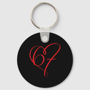 Porte-clés Saint-Valentin 67 Meme 67e Anniversaire 6 7 Valent