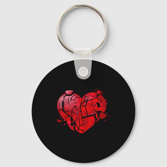 Porte-clés Saint-Valentin anti-cœur brisé (Recto)