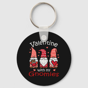 Porte-clés Saint-Valentin avec mes gnomes drôle de la Saint-V