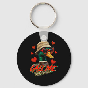 Porte-clés Saint-Valentin Canard colvert chasse camo C