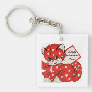 Porte-clés Saint Valentin Cute Kitten
