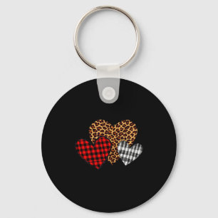 Porte-clés Saint-Valentin des enseignants 3 cœurs Buffalo car
