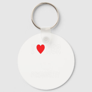 Porte-clés Saint Valentin drôle couple assorti Je l'aime Elle