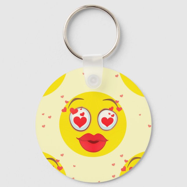 Porte-clés Saint Valentin Emoji (Recto)