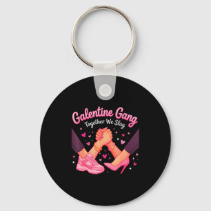 Porte-clés Saint-Valentin galentines gang drôle valentin