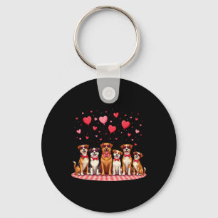 Porte-clés Saint-Valentin Maman de Chien Mignon Chien de la S
