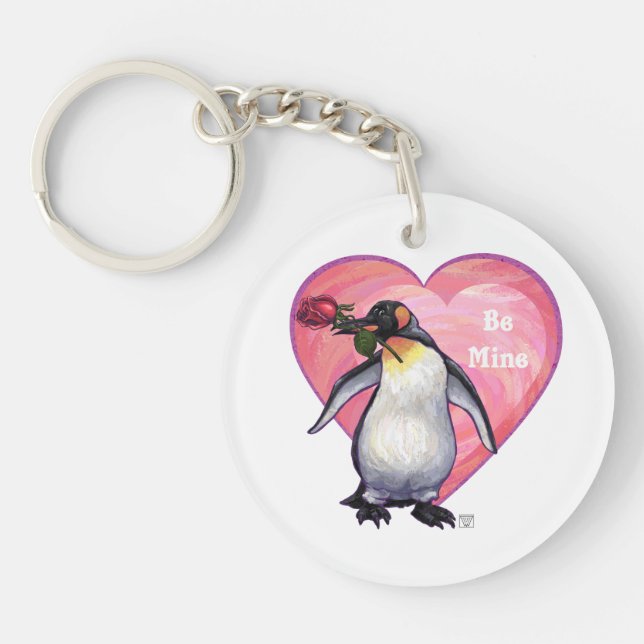 Porte-clés Saint-Valentin Penguin (Devant)