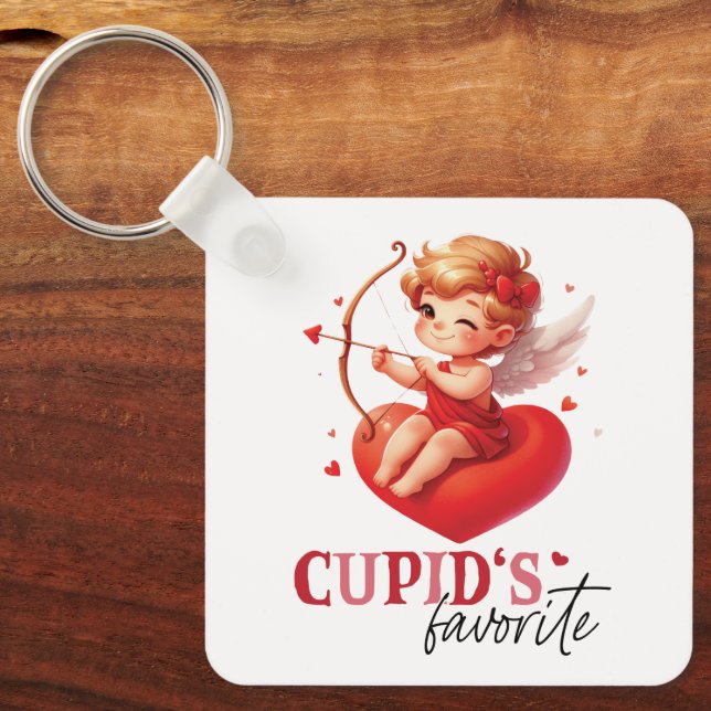 Porte-clés Saint Valentin préféré de Cupid (Recto)