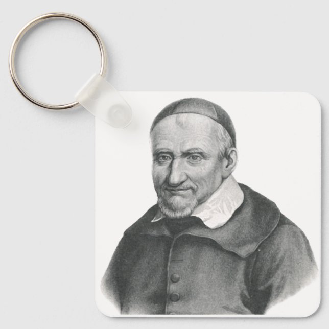 Porte-clés Saint Vincent de Paul Miséricorde Douce Art (Recto)