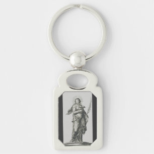 Porte-clés Sainte Agathe de Sicile Grâce Volcanique Art
