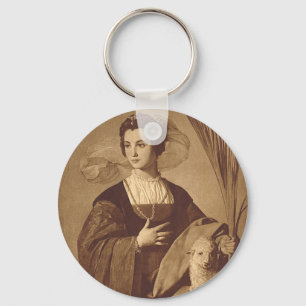 Porte-clés Sainte Agnès par Alonso Cano