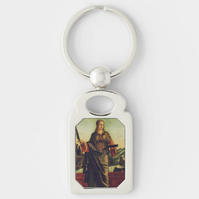 Porte-clés Sainte Anastasia de Rome Art de luxe (Devant)