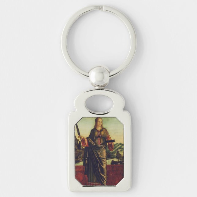Porte-clés Sainte Anastasia de Rome Art de luxe (Devant)