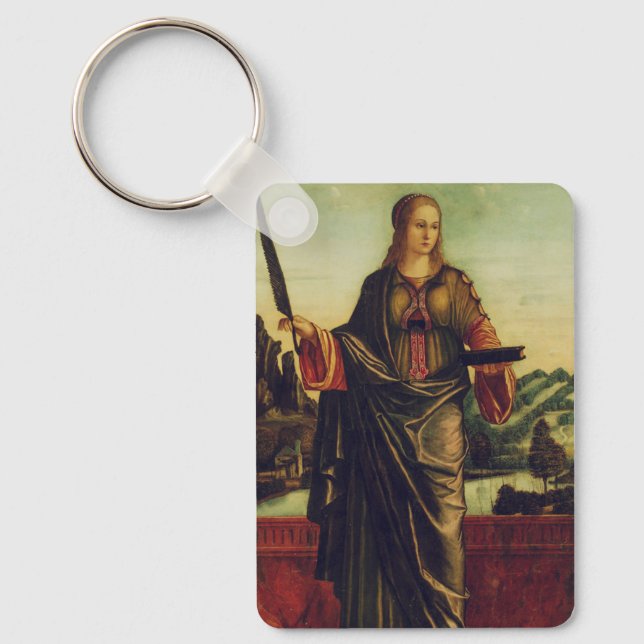 Porte-clés Sainte Anastasia de Rome Art de luxe (Recto)