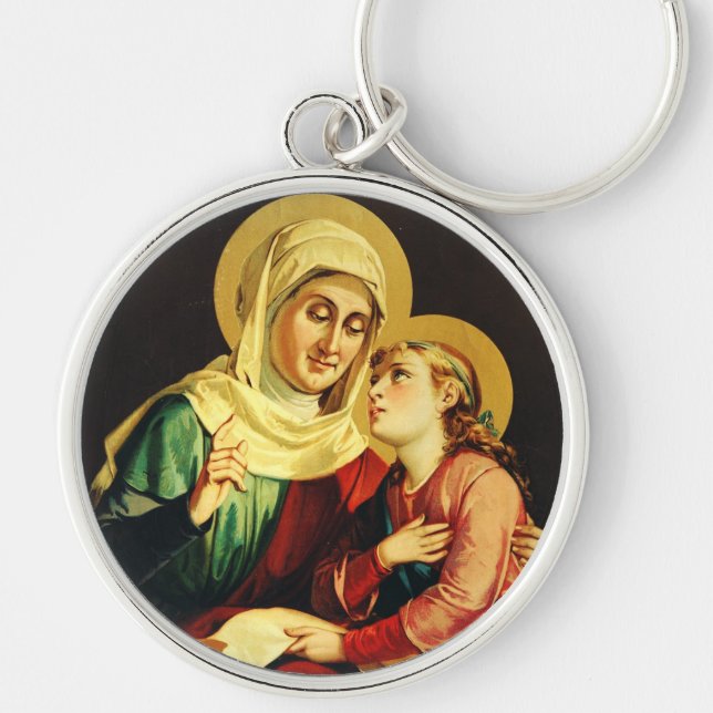 Porte-clés Sainte Anne et Vierge Marie (Devant)