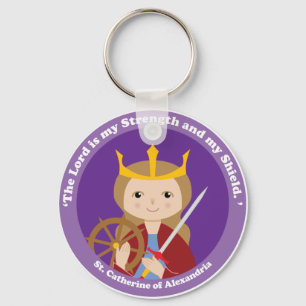 Porte-clés Sainte-Catherine d'Alexandrie