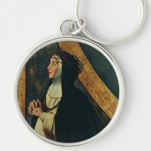 Porte-clés Sainte Catherine de Sienne par Juan Bautista Maino