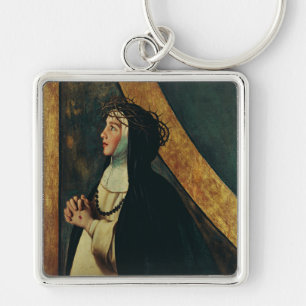 Porte-clés Sainte Catherine de Sienne par Juan Bautista Maino