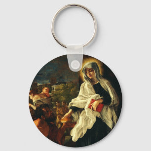 Porte-clés Sainte Françoise de Rome