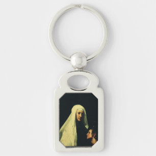 Porte-clés Sainte Françoise de Rome Ange Gardien Beaux-Arts