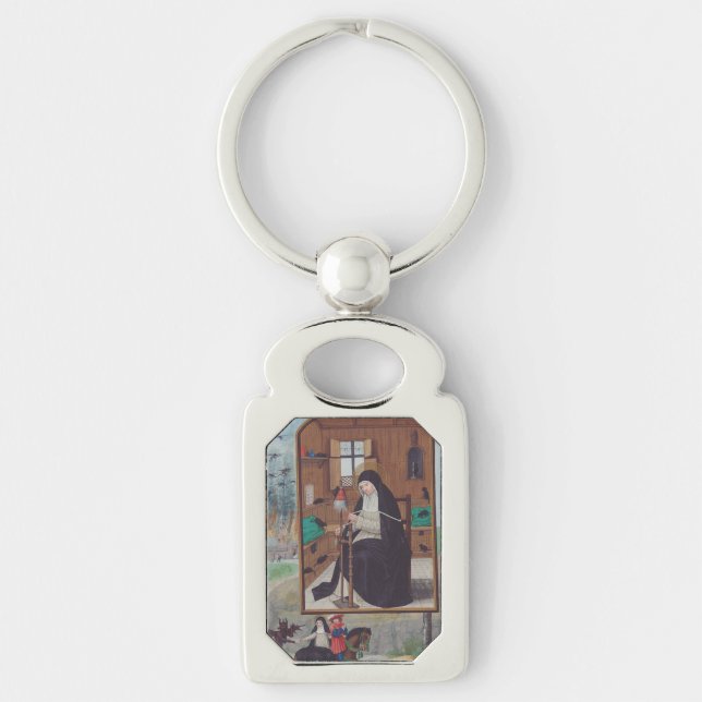 Porte-clés Sainte Gertrude de Helfta par Simon Bening (Devant)