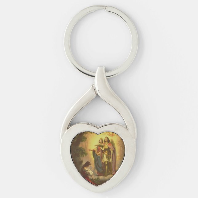Porte-clés Sainte Jeanne d'Arc (Devant)
