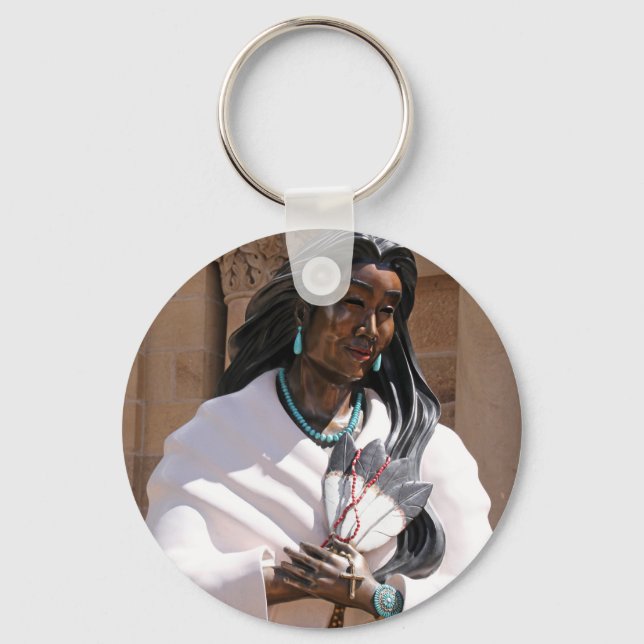 Porte-clés Sainte Kateri Tekakwitha (Recto)