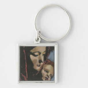 Porte-clés Sainte Mère, Divine Enfant Porte - clé