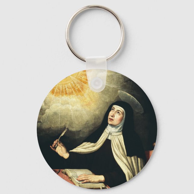 Porte-clés Sainte Thérèse d'Avila (Recto)
